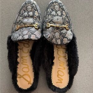 Sam Edelman Black Ruffle Flats